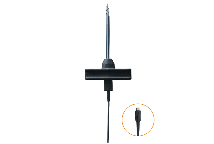 Testo 0615 2411 Probe Temperature Probe for Food Industry Use, NTC Probe, +140°C Max, ±0.2 °C Accuracy