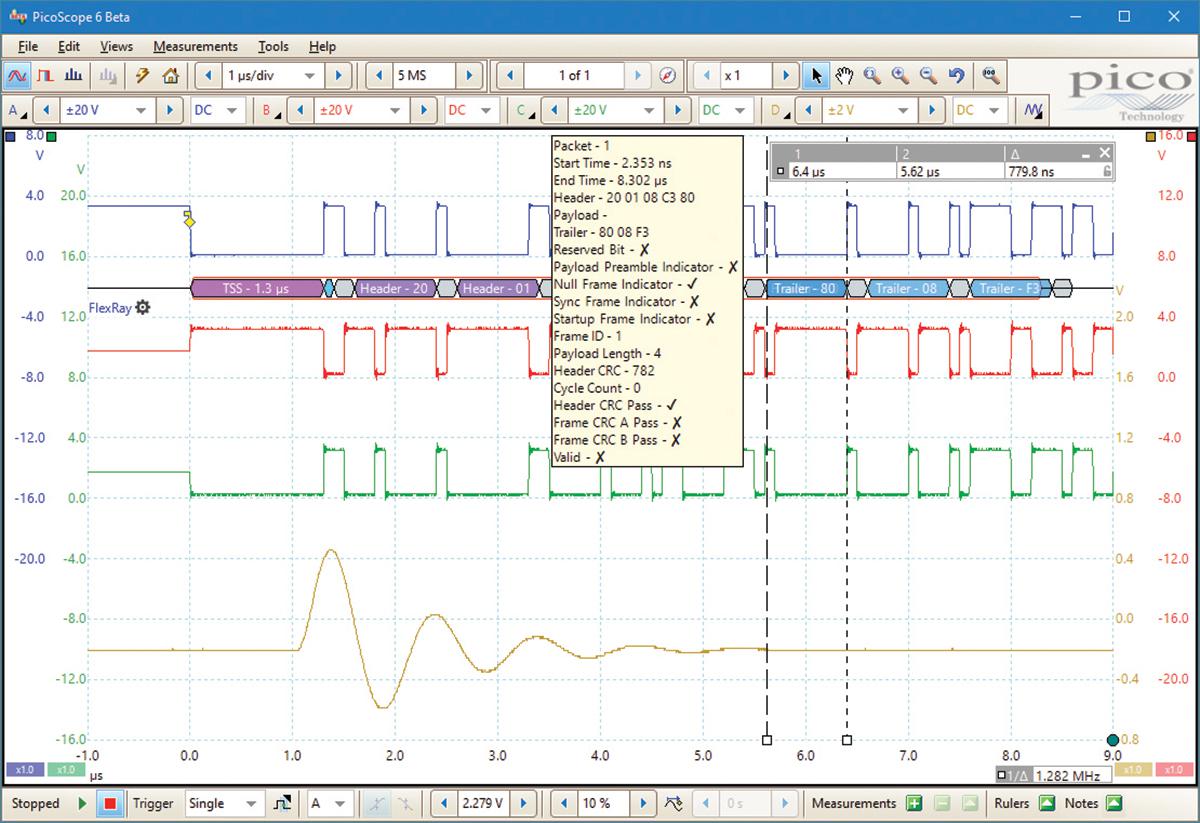 Pico Technology 2405A PicoScope 2000 Series, 25MHz PC Based Oscilloscope, 4 Analogue Channels - RS Calibrated