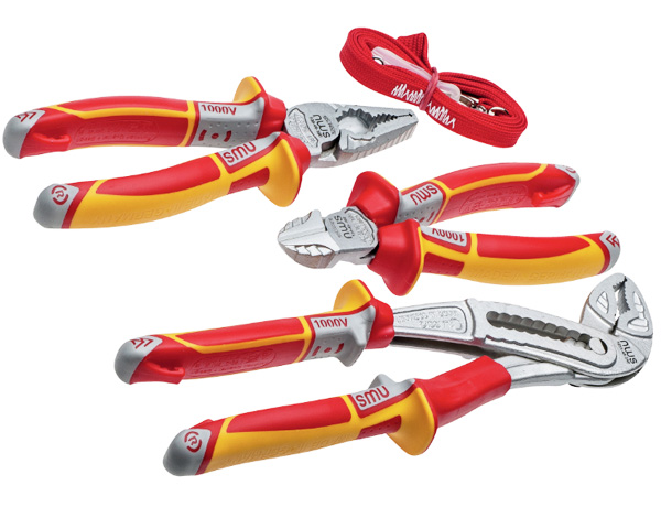 NWS 3-Piece Plier Set, VDE/1000V, 240 mm Overall