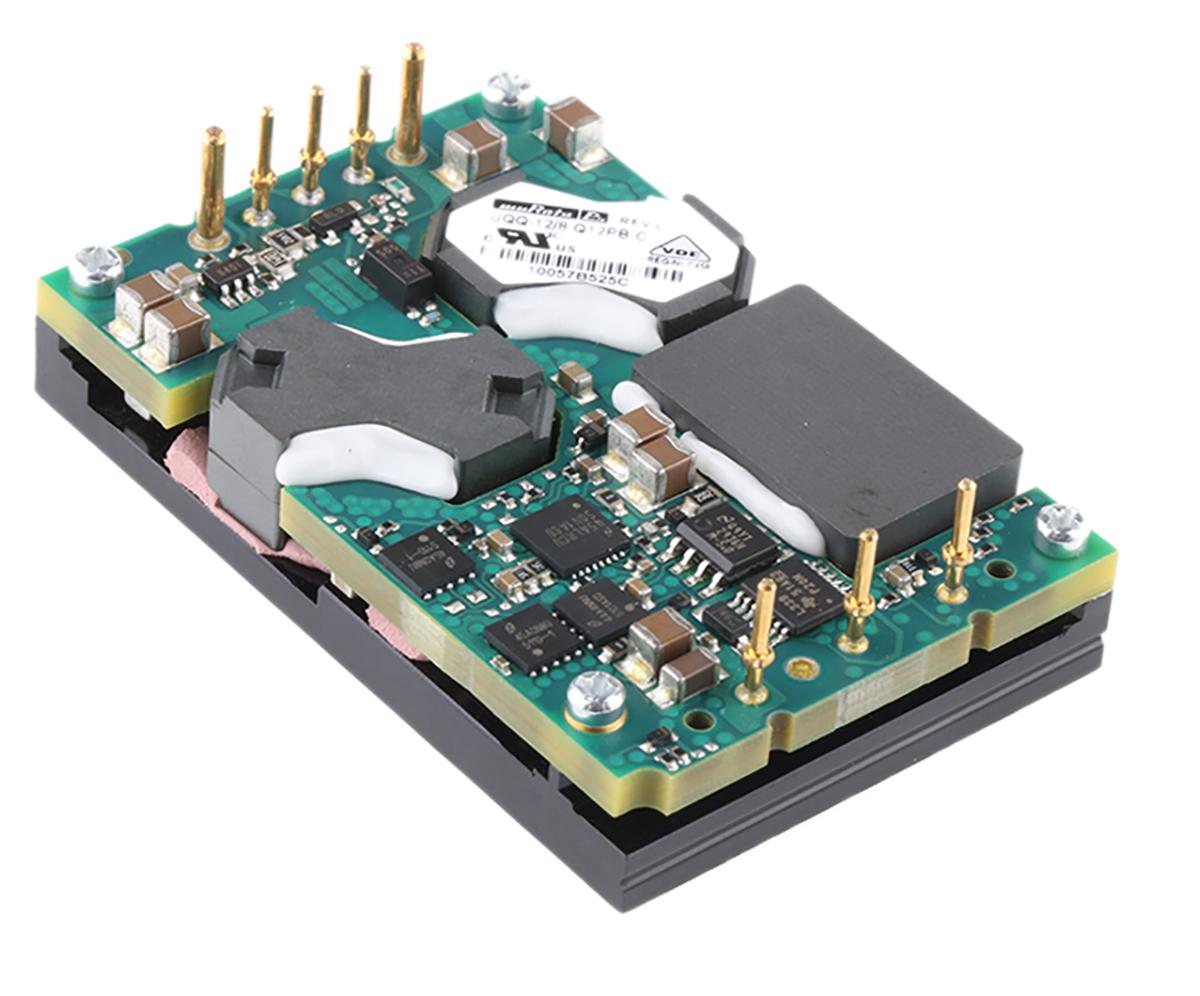 Murata Power Solutions UQQ DC-DC Converter, 12V dc/ 8A Output, 9 → 36 V dc Input, 96W, Through Hole, +105°C Max