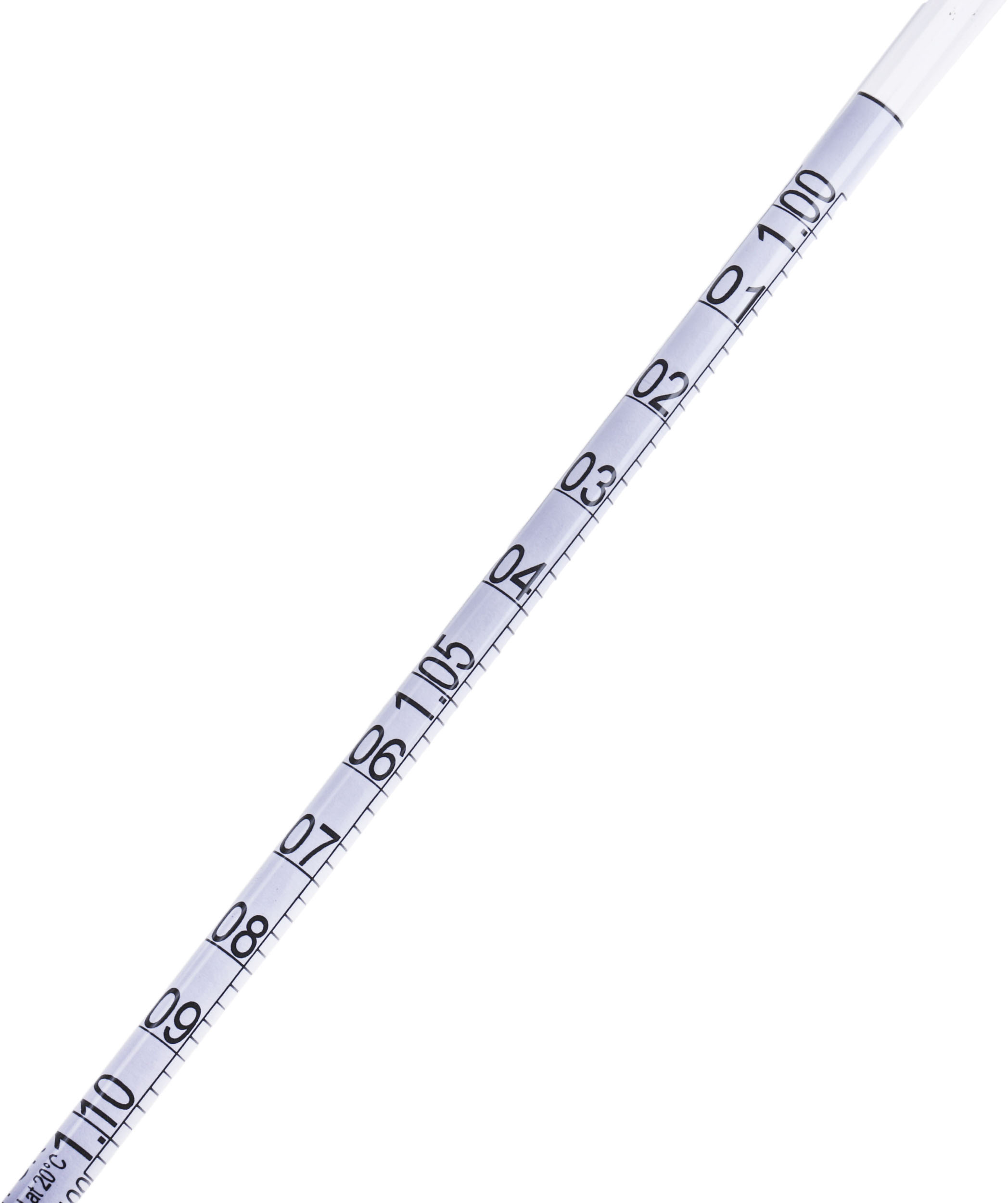 Brannan Hydrometer, 1g/ml min 1.1g/ml max, 20°C