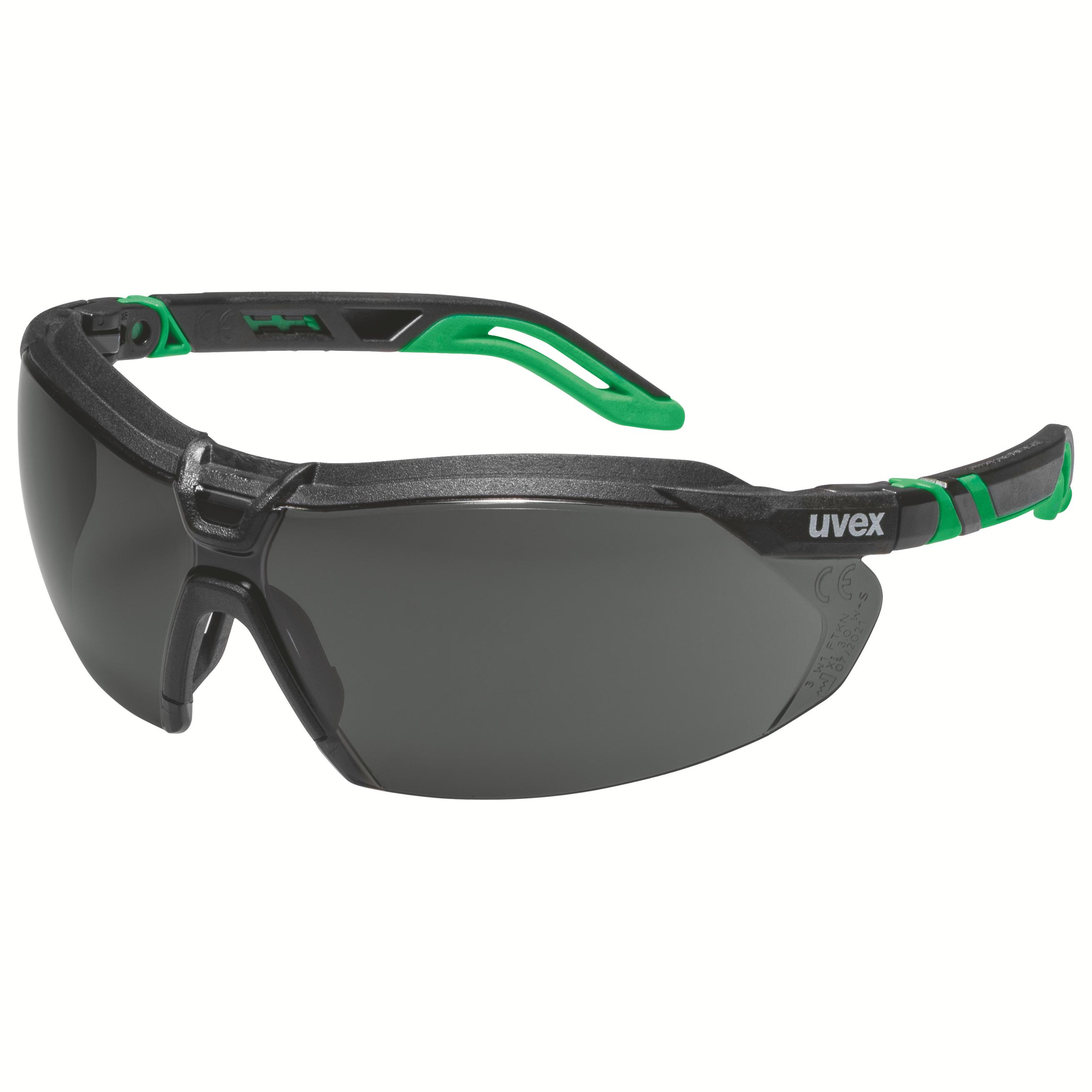 uvex i-5 Anti-Mist UV Safety Glasses, Black PC Lens