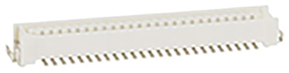 Hirose DF9 Series Straight Surface PCB Header, 51 Contact(s), 1 mm Pitch, 2 Row, Shrouded