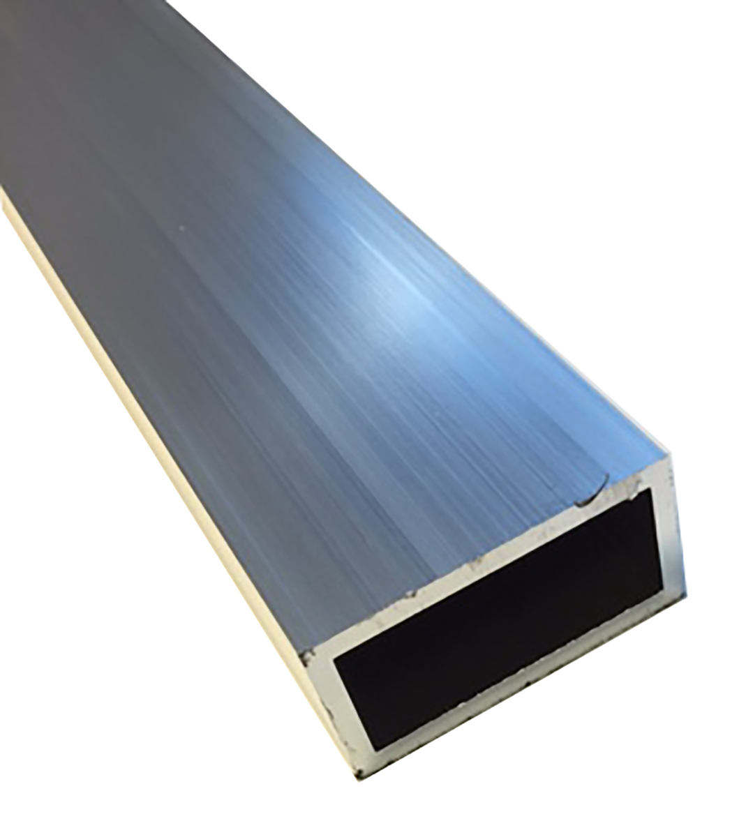 Rectangular Aluminium Metal Tube, 50 x 20mm OD, 46 x 16mm ID, 1m L, 50mm W, 20mm H, 2mm Thickness