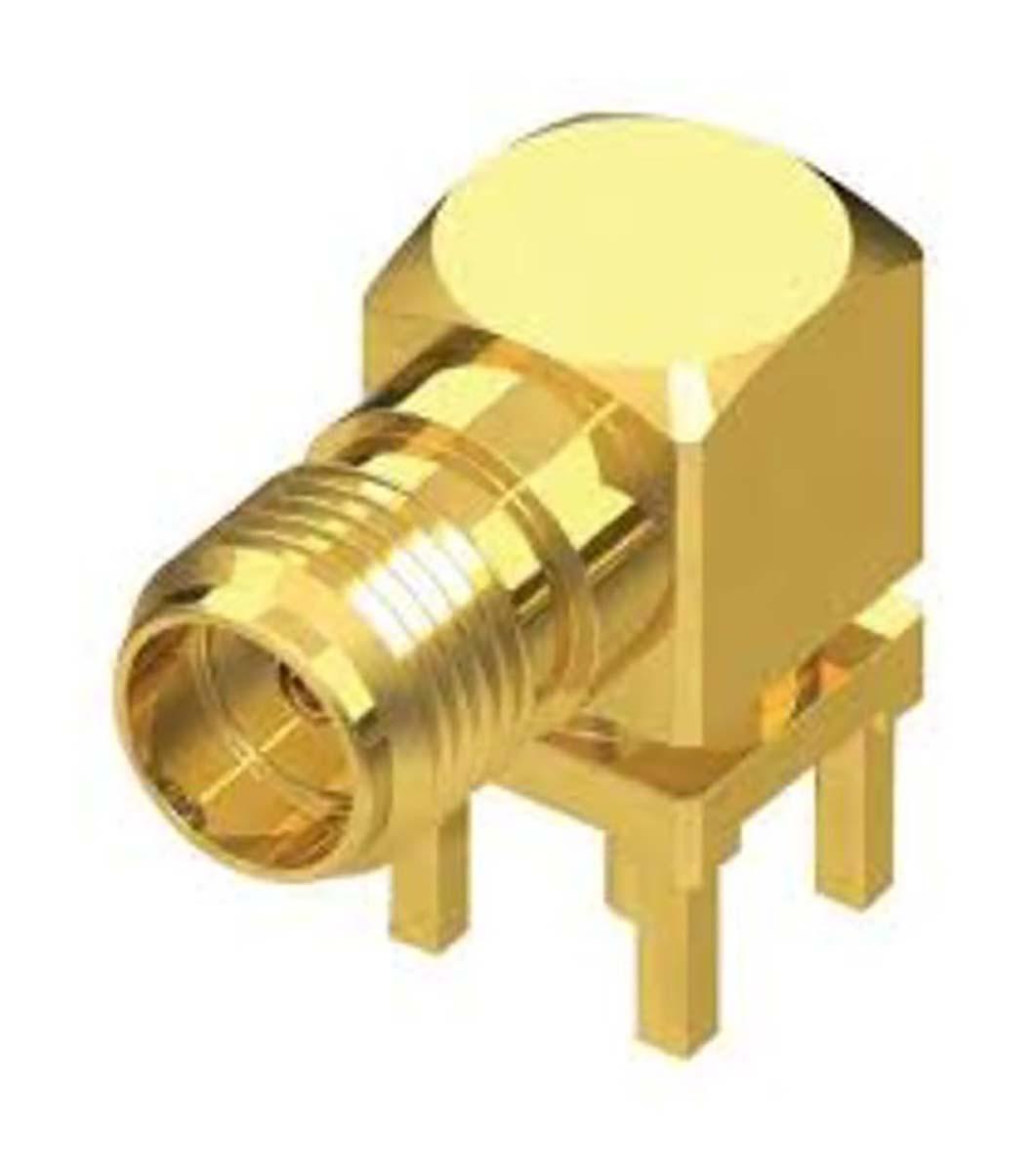 Samtec, Jack PCB Mount SMA Connector, 50Ω, Surface Mount Termination, Right Angle Body