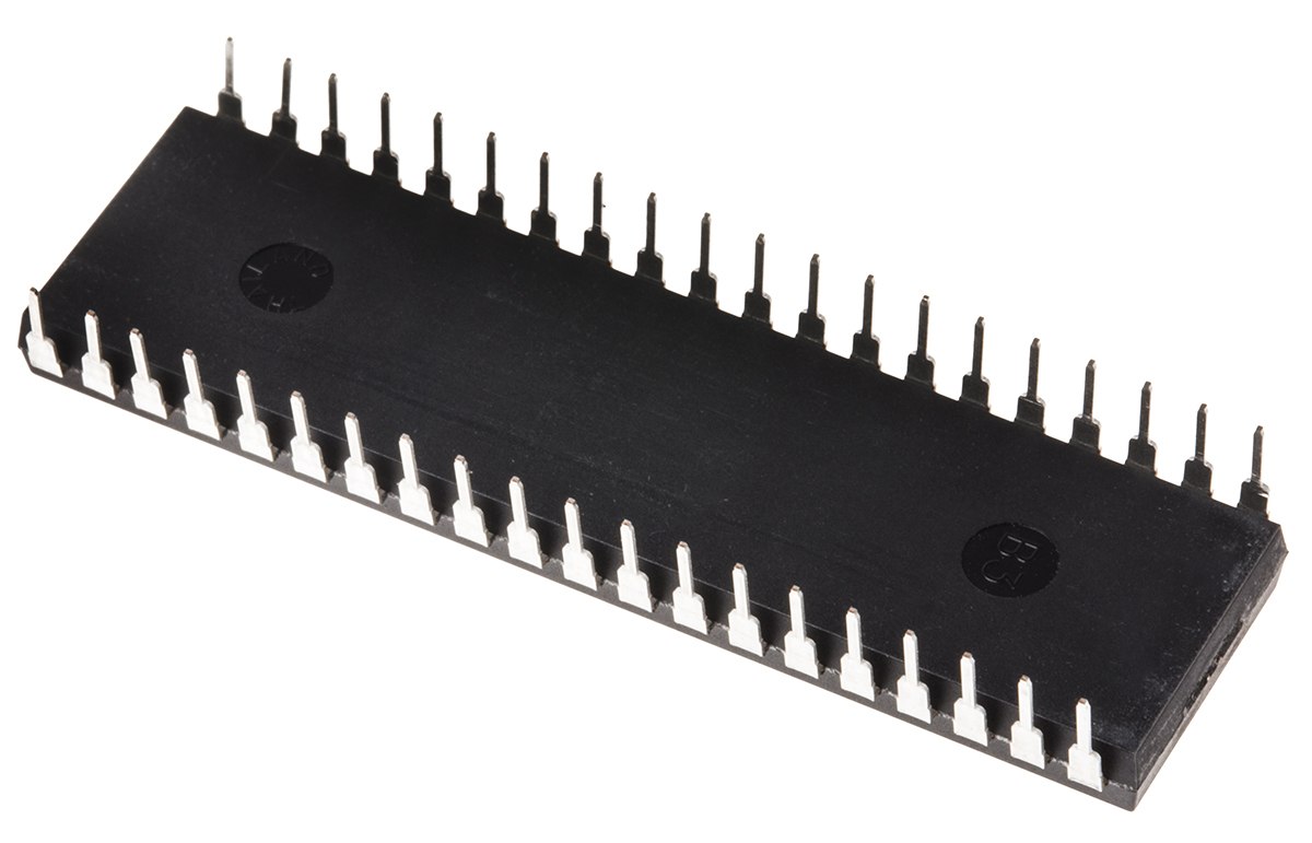 Microchip PIC18F442-I/P, 8 bit PIC, PIC18F442 Microcontroller, 40 MHz, 16kB FLASH, 40-Pin PDIP