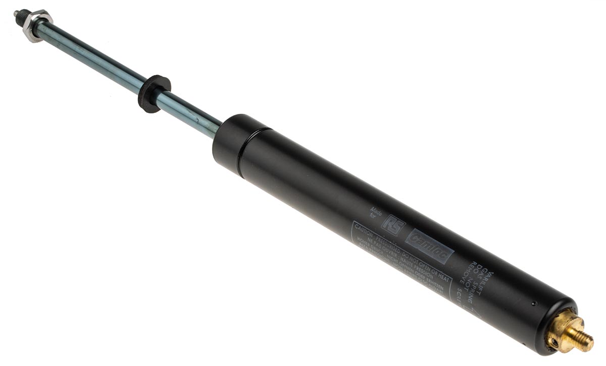 Camloc Steel Gas Strut, 365.0mm Extended Length, 150.0mm Stroke Length