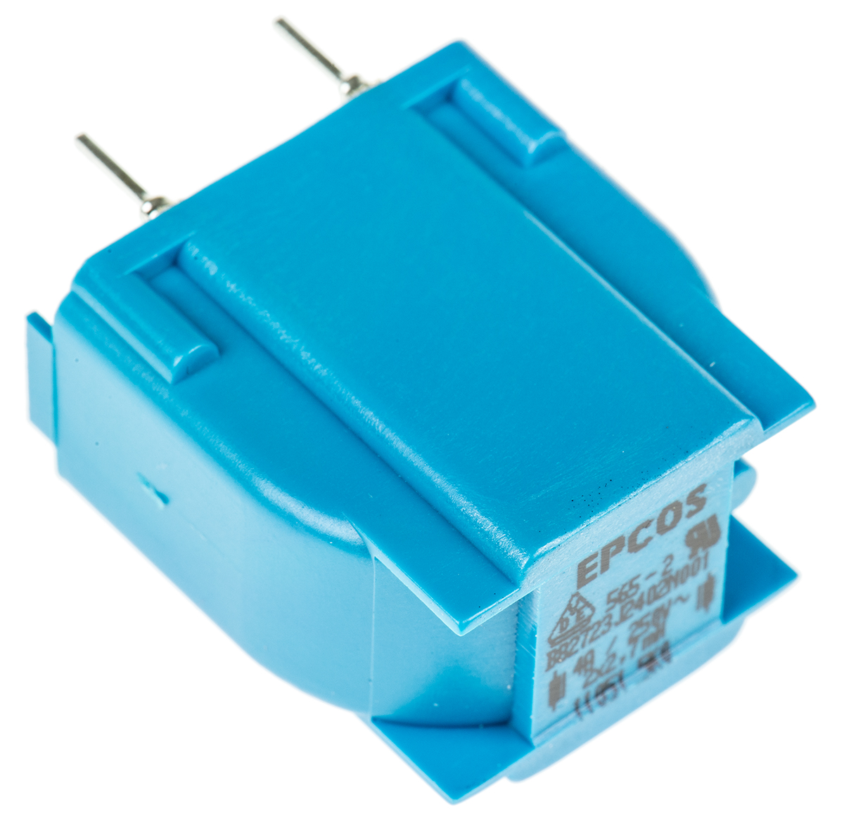 EPCOS 2.7 mH ±30% Ferrite Power Line Choke, 4A Idc, 60mΩ Rdc 250 V ac, B82721A