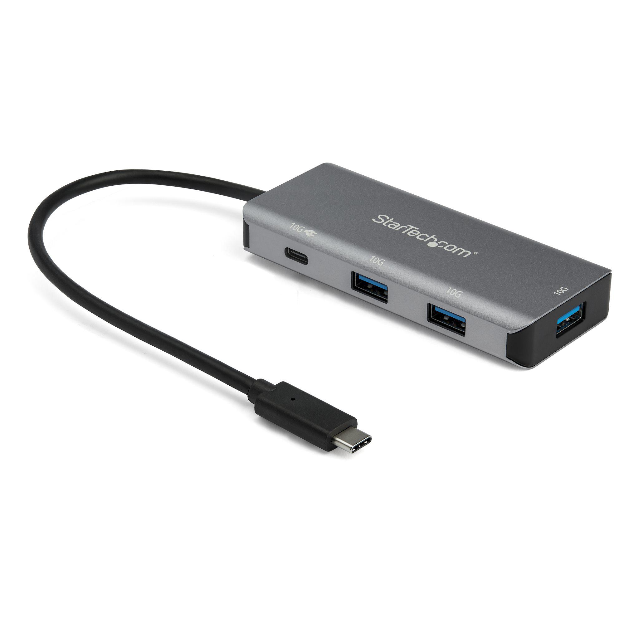 StarTech.com 4 Port USB 3.1 USB A, USB C  Hub, USB Bus Powered, 45 x 95 x 16mm