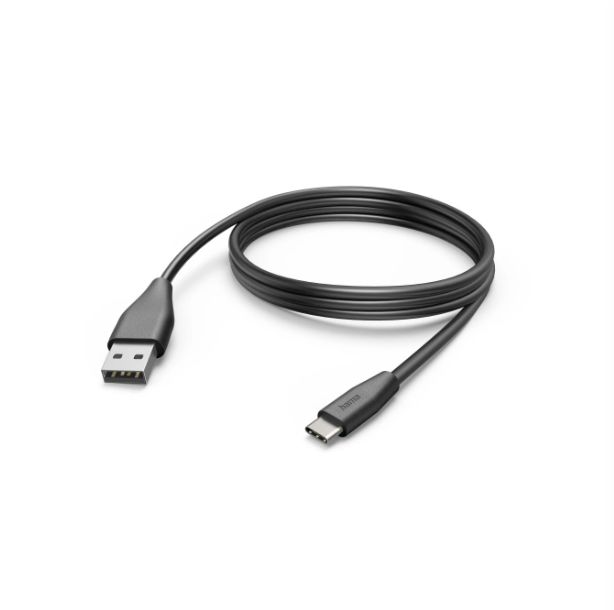 Hama USB 2.0, Male USB A to Male USB C, 480Mbps, 3m