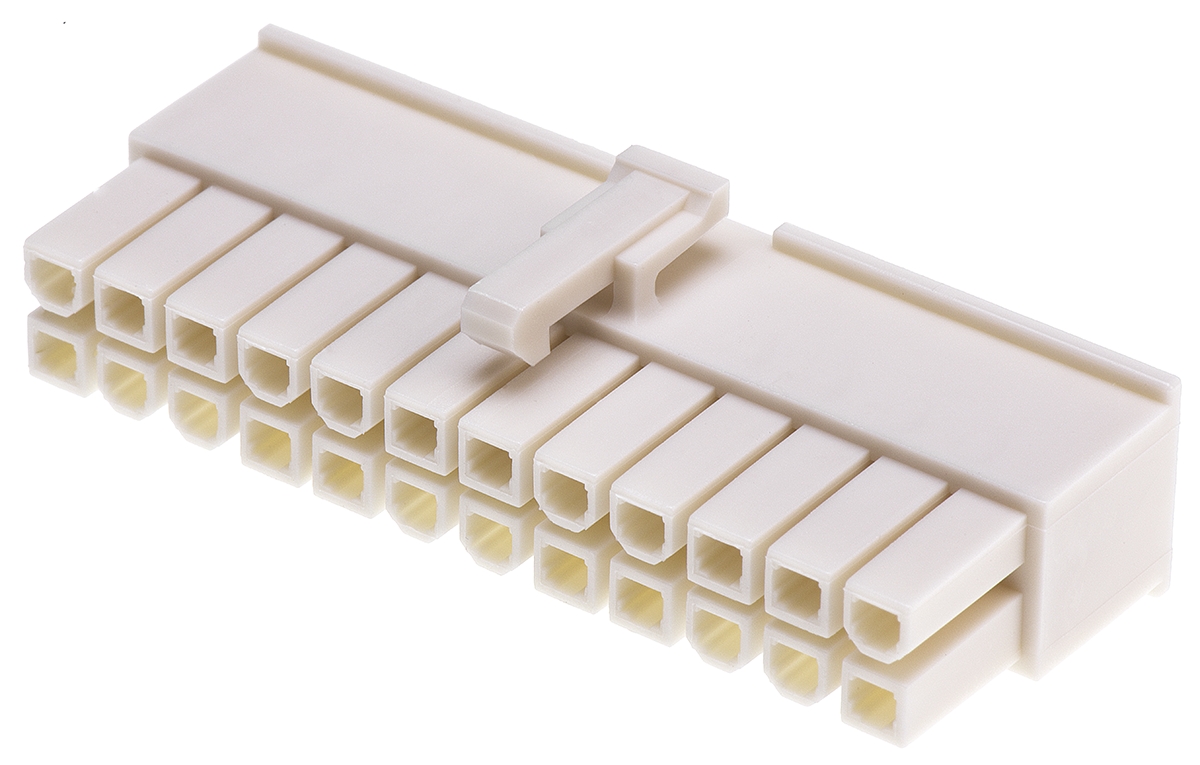 Molex, Mini-Fit Jr Female Connector Housing, 4.2mm Pitch, 24 Way, 2 Row