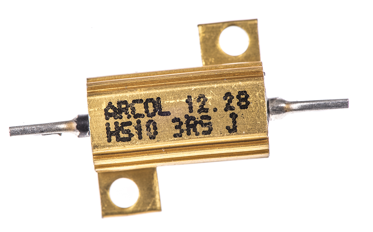 Arcol, 3.9Ω 10W Wire Wound Chassis Mount Resistor HS10 3R9 J ±5%
