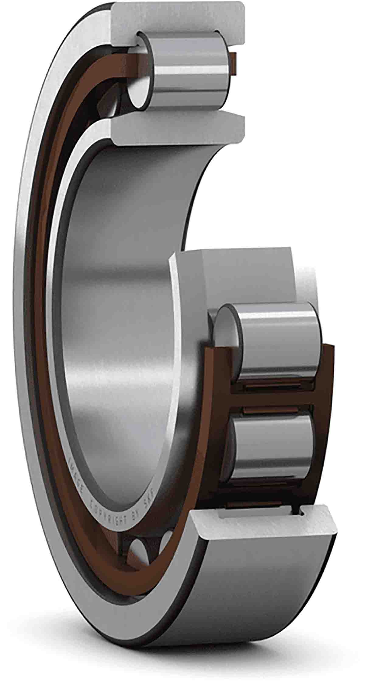SKF NU 1011 ECP 55 mm ID Roller Bearing, 90 mm OD