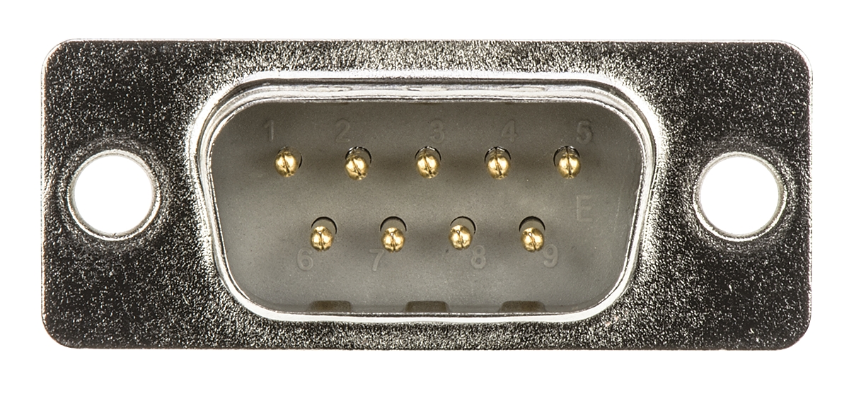 HARTING 9 Way Panel Mount D-sub Connector Plug, 2.77mm Pitch