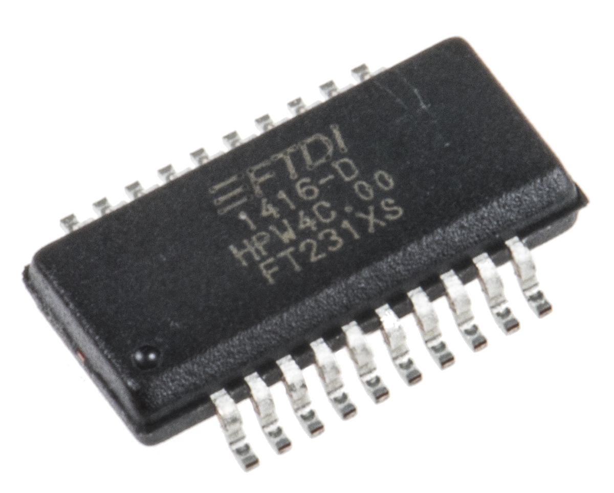 FTDI Chip UART RS232, RS422, RS485, SIE, UART 20-Pin SSOP, FT231XS-R