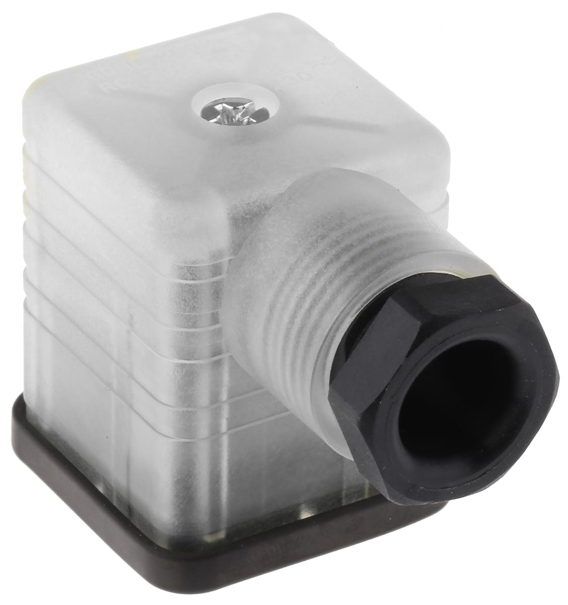 Hirschmann GDML 2P+E DIN 43650 A, Female Solenoid Valve Connector with Indicator Light, 250 V ac/dc Voltage