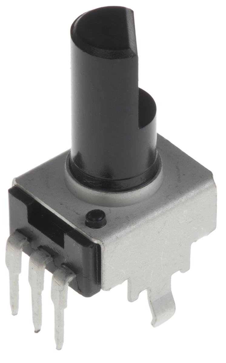 Bourns PTV09 100kΩ Rotary Potentiometer 1-Gang, Panel Mount (Through Hole), PTV09A-4020F-B104