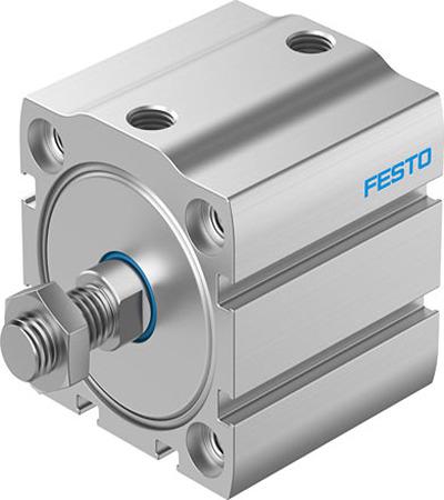 Festo Pneumatic Compact Cylinder - 8092075 50 mm Bore, 25 mm ADN-S-50-25-A-P-A Series, Double Acting Acting