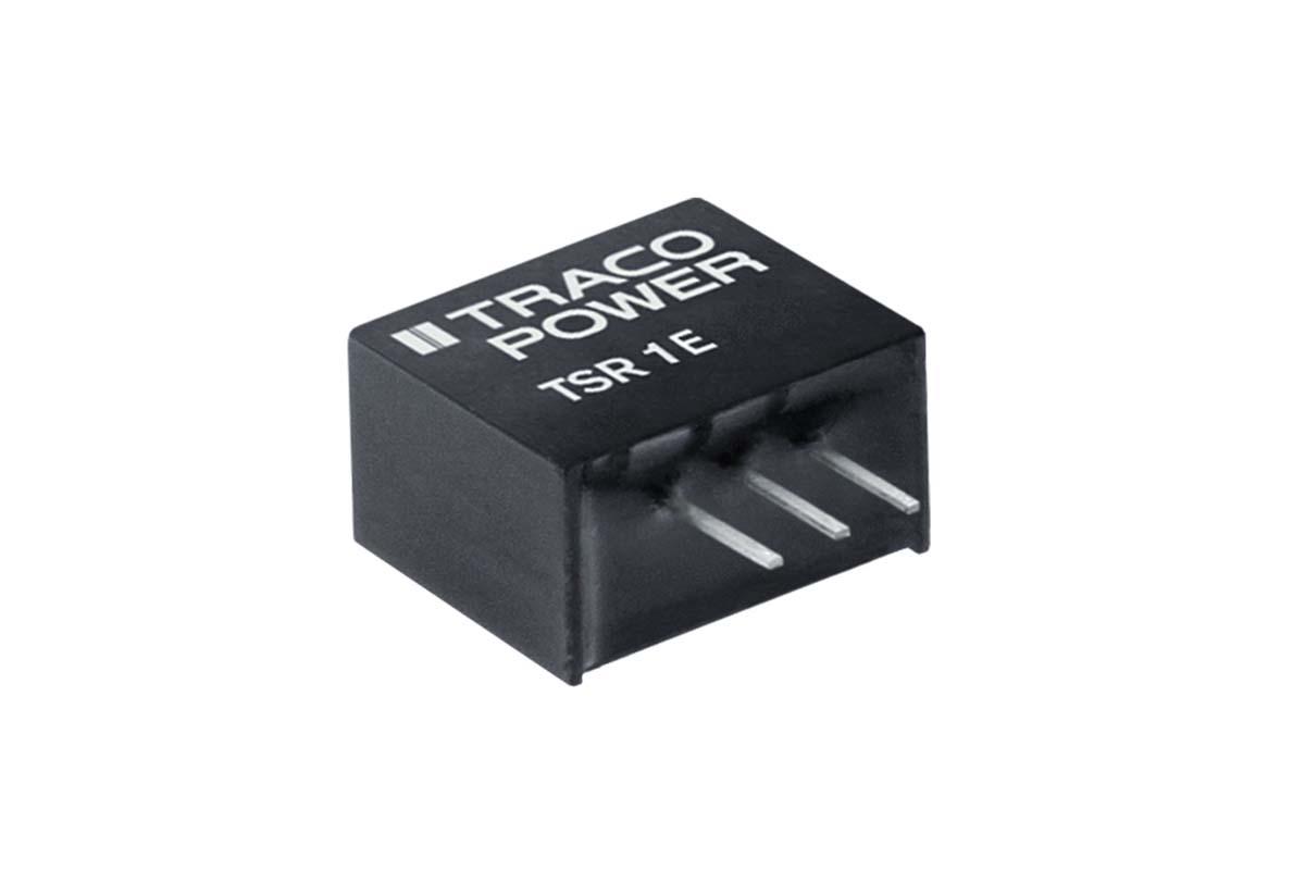 TRACOPOWER TSR 1E DC-DC Converter, 5V dc/ 1000mA Output, 7 → 36 V dc Input, 5W, Through Hole, +85°C Max Temp