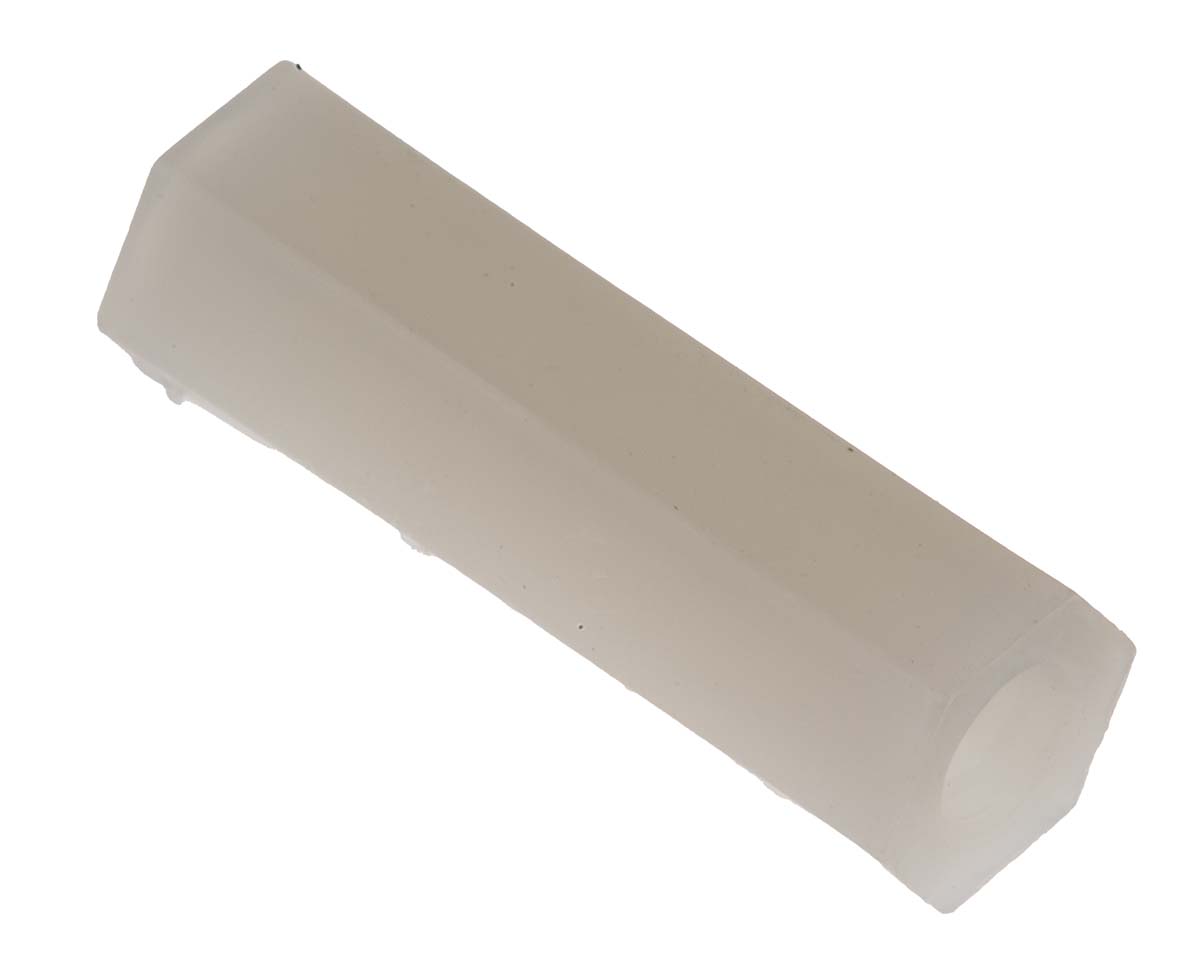 RS PRO Standoff, M3 x M3 Thread, 15mm Body, Nylon 66, Female/Female