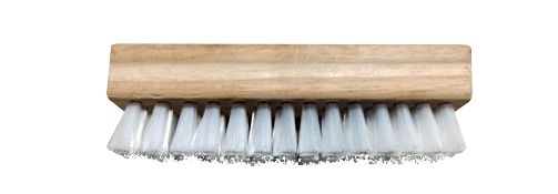 RS PRO Hard Bristle White Scrub Brush, Nylon bristle material