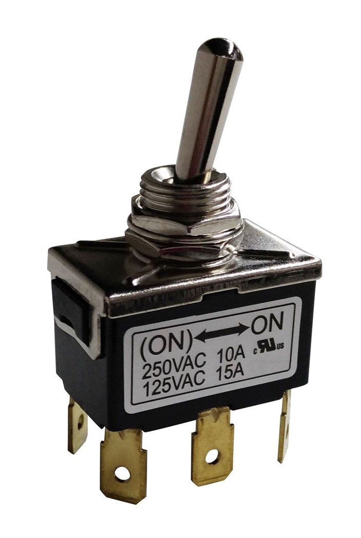 RS PRO Toggle Switch, PCB Mount, (On)-On, DPDT, Solder Terminal