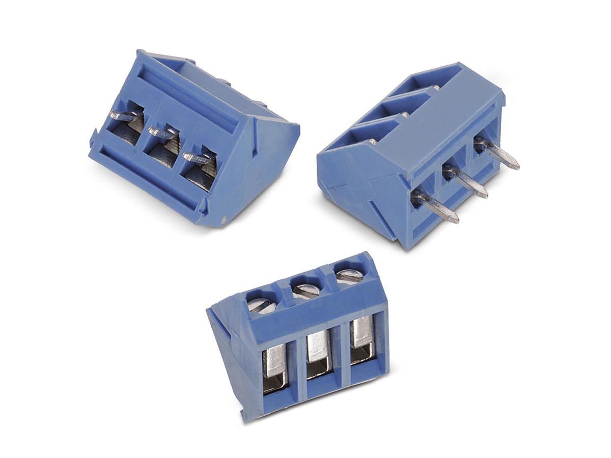 Wurth Elektronik 2012S Series PCB Terminal Block, 2-Contact, 5mm Pitch, Through Hole Mount, 1-Row, Solder Termination