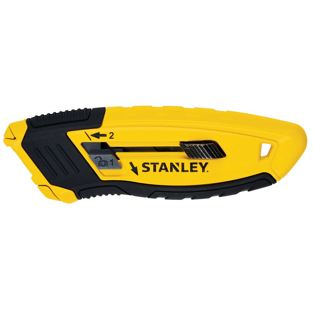 Stanley Safety Knife with Knife Blade, Retractable, 135mm Blade Length