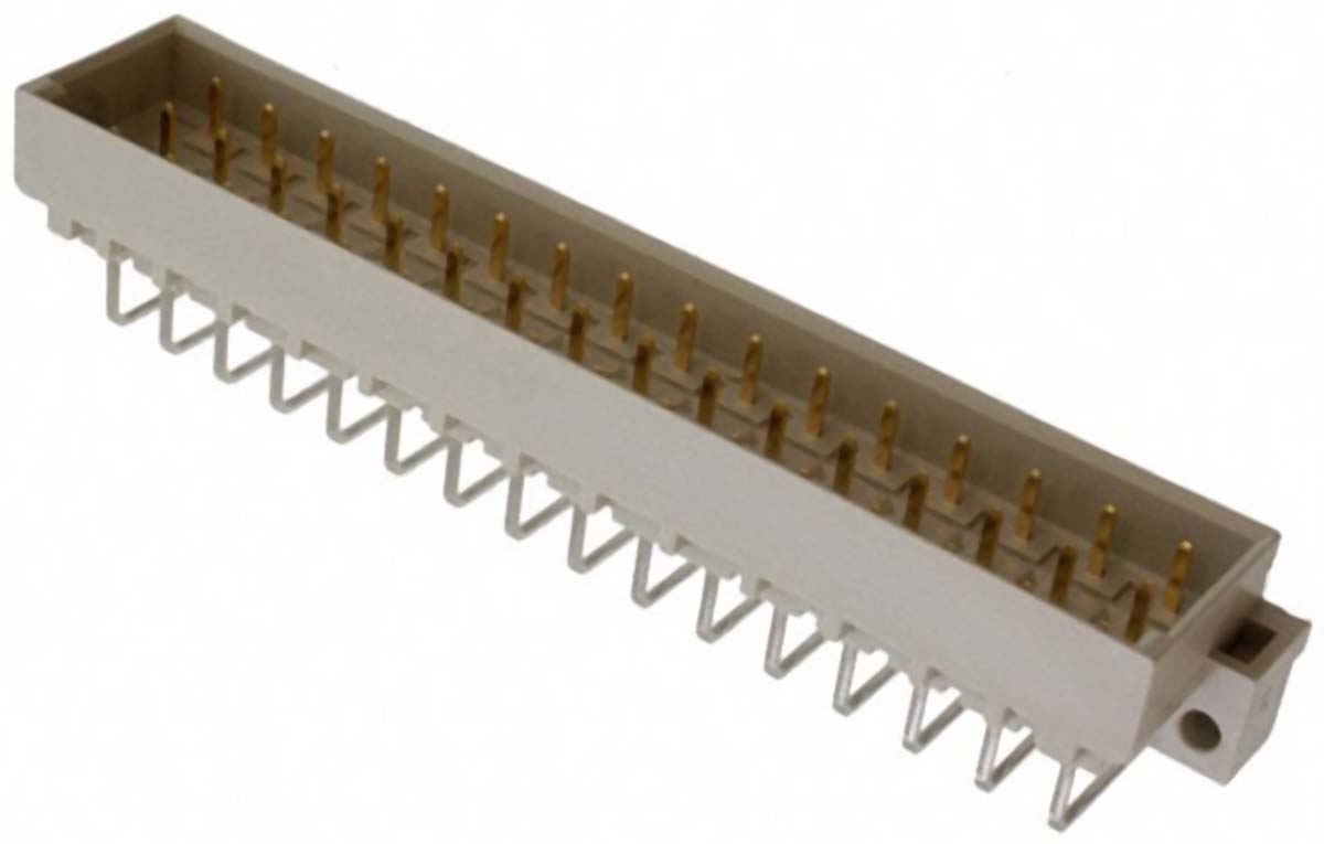 HARTING 09 05 48 Way 2.54mm Pitch, Type E, 2 Row, Right Angle DIN 41612 Connector, Plug