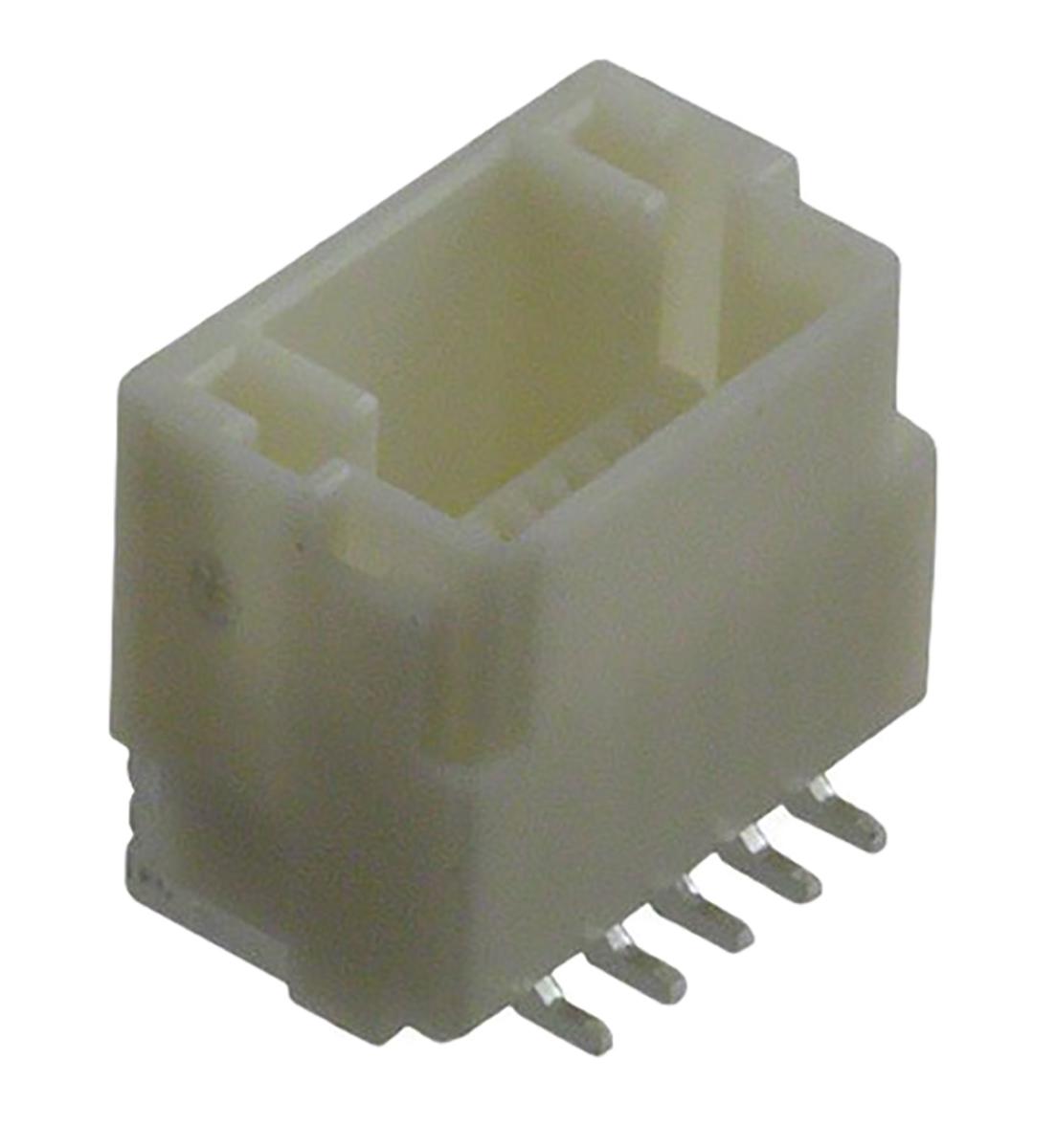 JST NSH Series Straight Surface PCB Header, 5 Contact(s), 1 mm Pitch, 1 Row, Shrouded