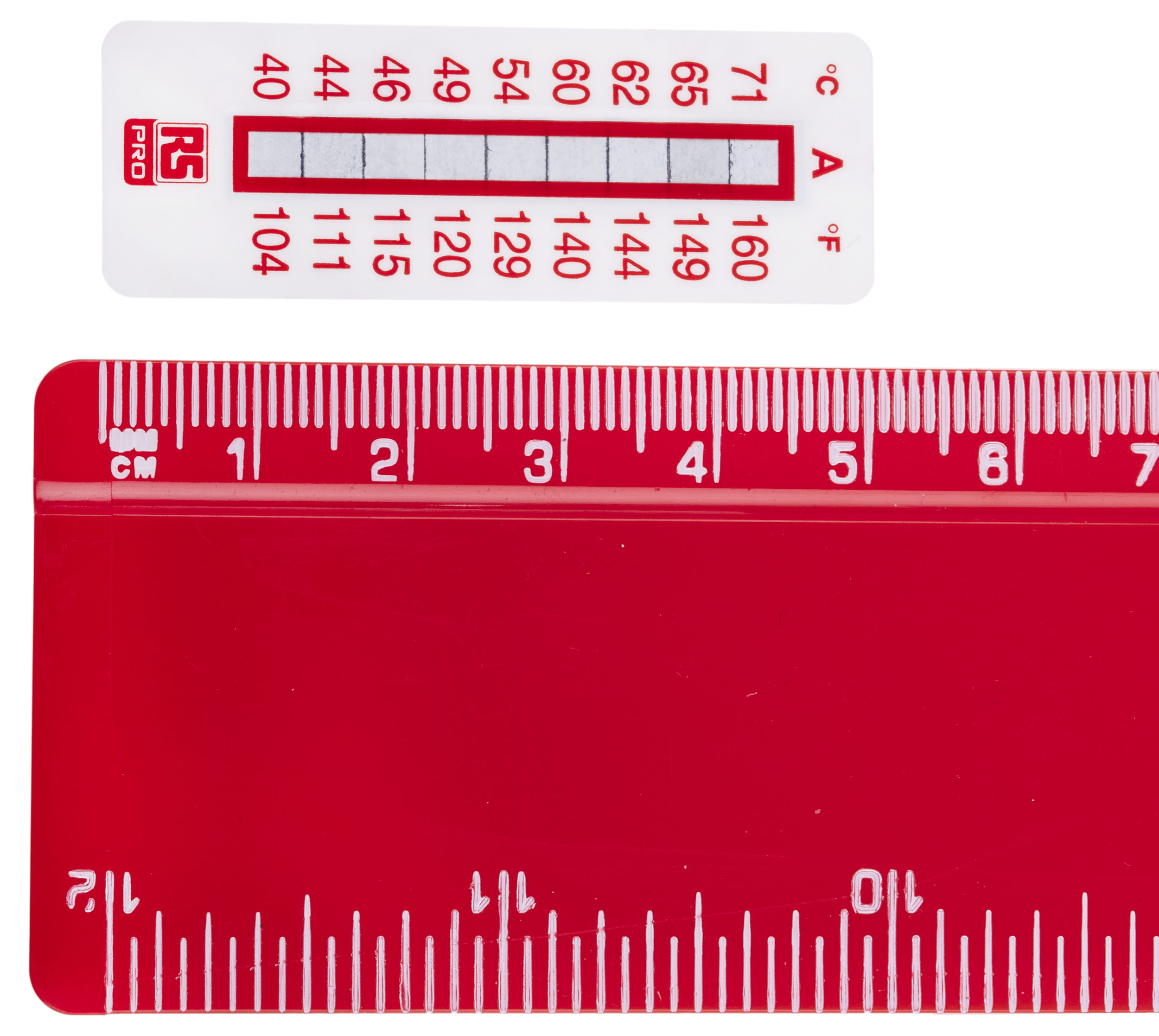 RS PRO Non-Reversible Temperature Sensitive Label, 40°C to 71°C, 9 Levels