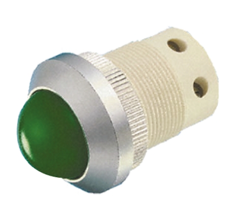 Signal Construct Green Panel Mount Indicator, 24 → 28V, 22mm Mounting Hole Size