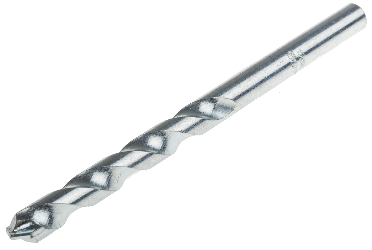 RS PRO Carbide Tipped Masonry Drill Bit, 12mm Diameter, 150mm Overall
