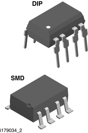 Vishay, VO1263AB MOSFET Output Optocoupler, Through Hole, 8-Pin DIP