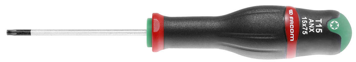 Facom Torx Screwdriver, T6 Tip, 75 mm Blade