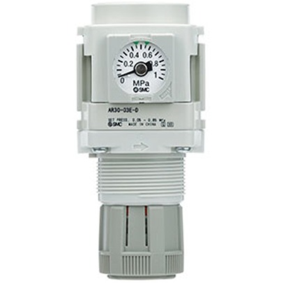 SMC G 1/8 Pneumatic Regulator -, 1/8 mm, AR20-F01-1-D