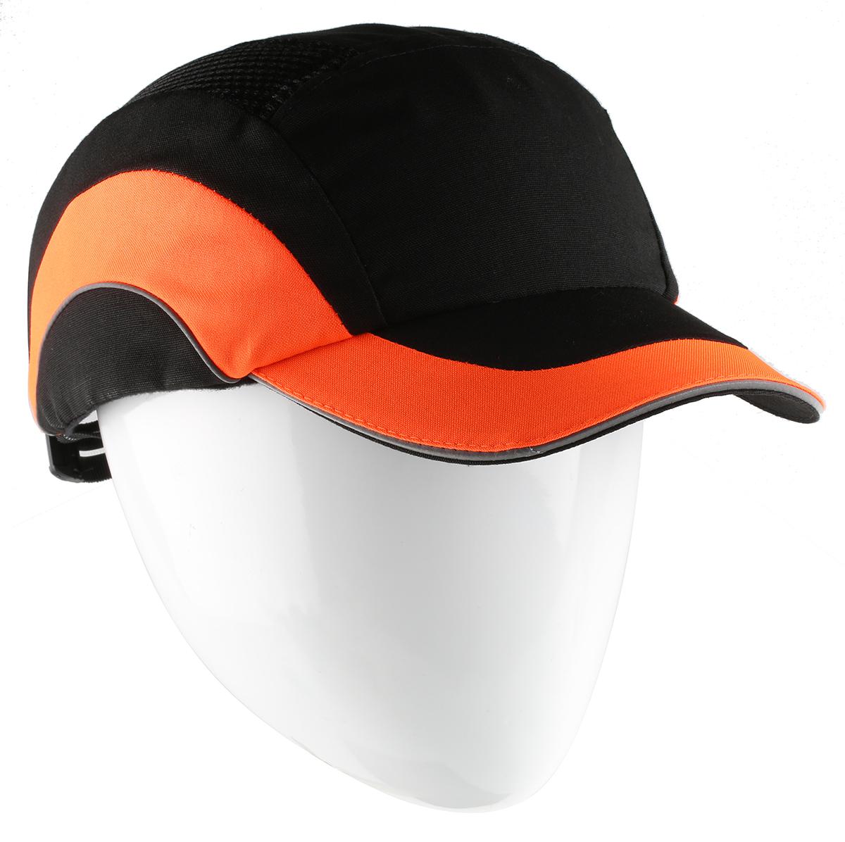 JSP Black Standard Peak Safety Cap, HDPE Protective Material