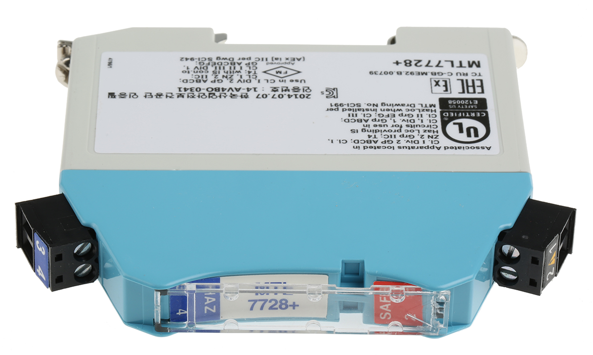 Eaton 1 Channel Zener Barrier, Intrinsic Safety Barrier, Digital Output, ATEX
