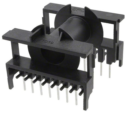 EPCOS, Horizontal Coil Former for use with ETD 39/20/13 Core