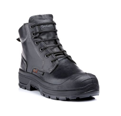 Goliath Force Black Aluminium Toe Capped Unisex Safety Boot, UK 13, EU 48