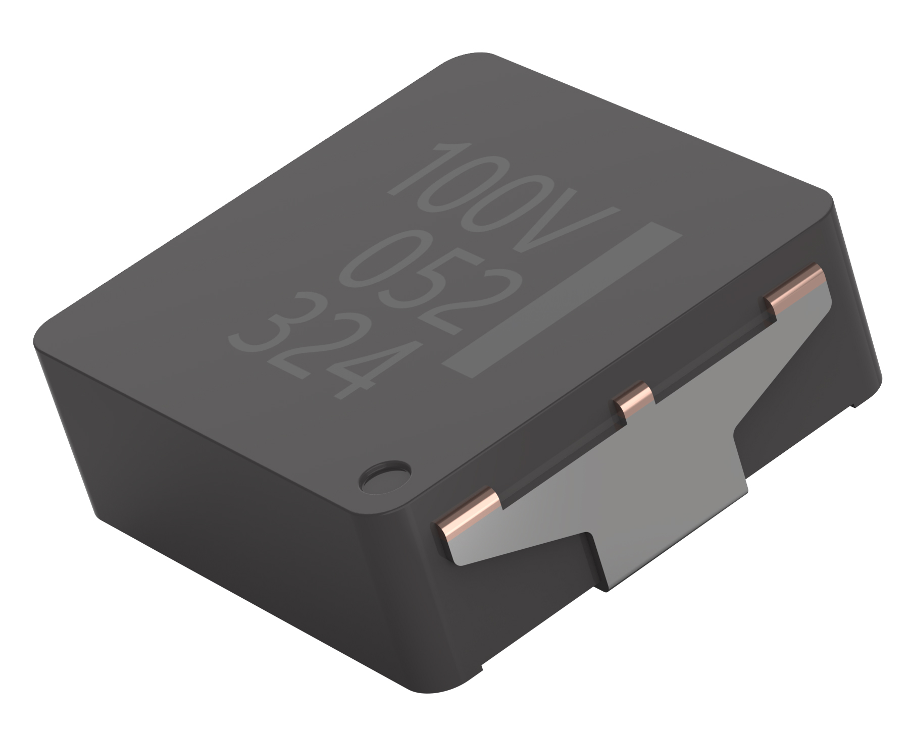 Panasonic, LP Yes Wirewound Surface Mount Inductor with a Magnetic Iron Alloy Core, 0.105 μH Shielded ±20 % 22.7 A Idc