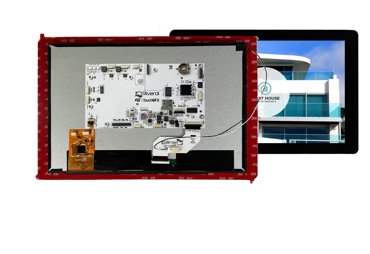 Riverdi RVT121HVSNWC00-BV1.0A IPS TFT TFT LCD Display / Touch Screen, 12.1in, 1280 x 800pixels