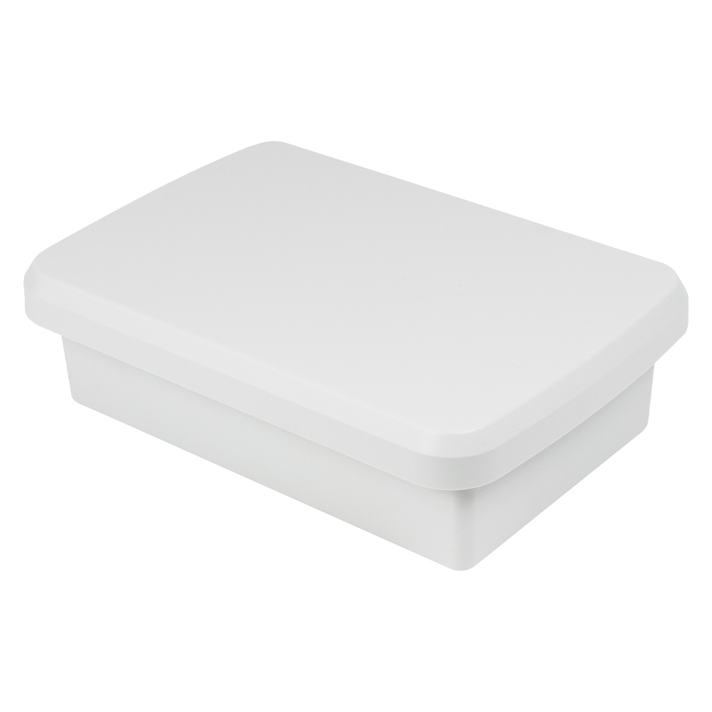 CAMDENBOSS 73 Series White ASA General Purpose Enclosure, IP68, White Lid, 210x145x60mm