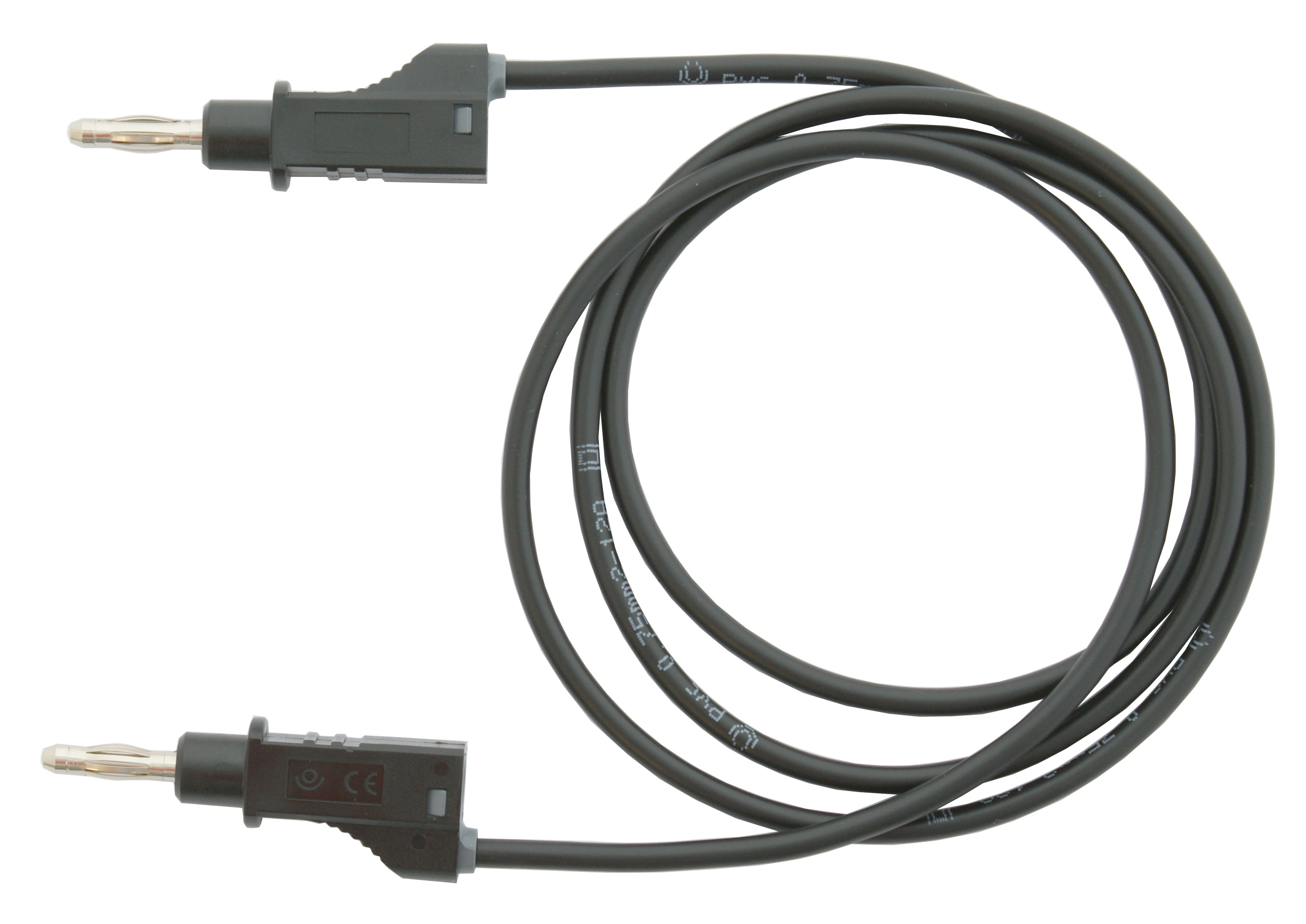 Electro PJP Test lead, 36A, 30 → 60V, Black, 1m Lead Length