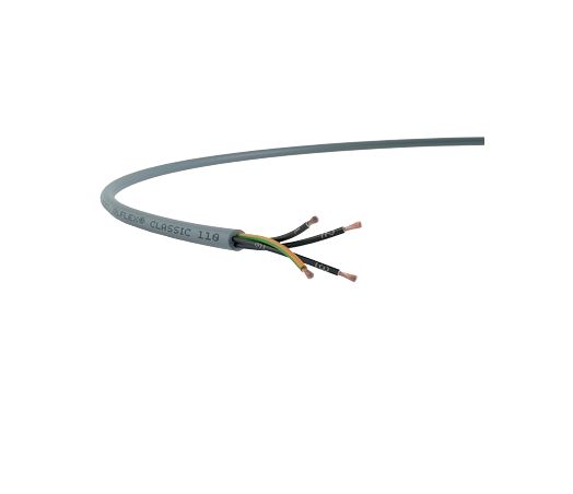 Lapp ÖLFLEX CLASSIC 110 Control Cable, 4 Cores, 1 mm² CSA 17 AWG, Unscreened, 50 m, Grey Polyvinyl Chloride Sheath