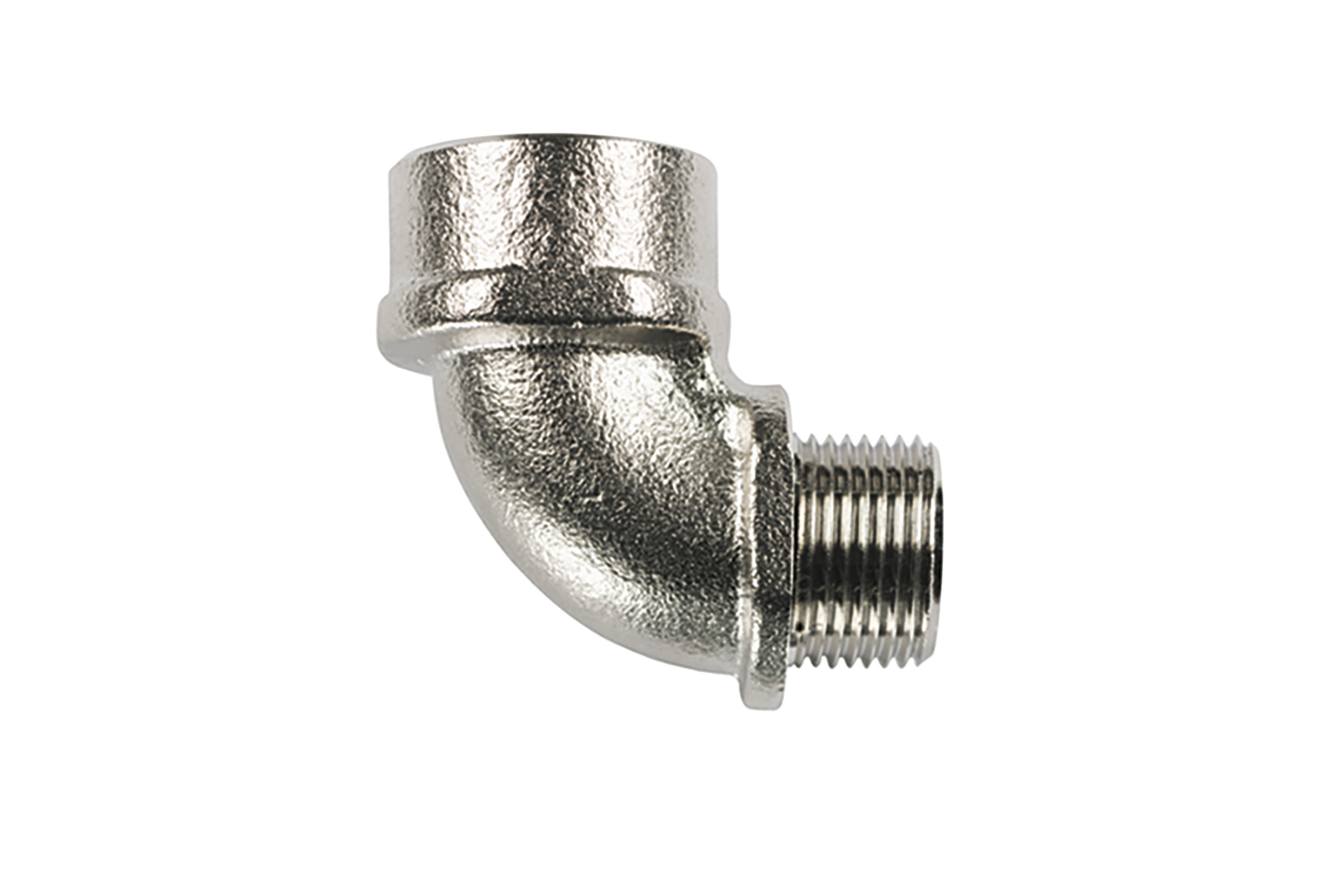 HellermannTyton 90° Elbow, Conduit Fitting, M20, Nickel Plated Brass, Metal