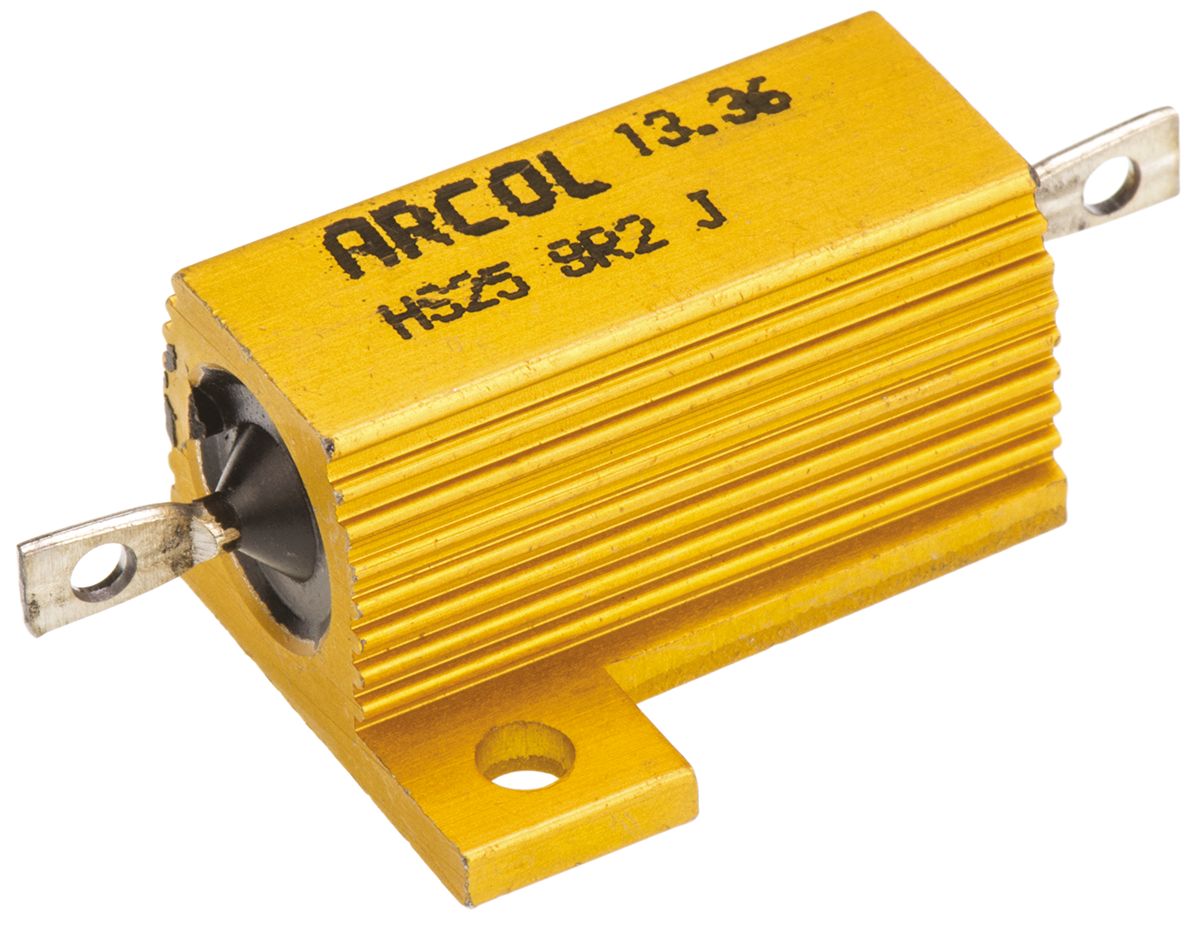 Arcol, 8.2Ω 25W Wire Wound Chassis Mount Resistor HS25 8R2 J ±5%