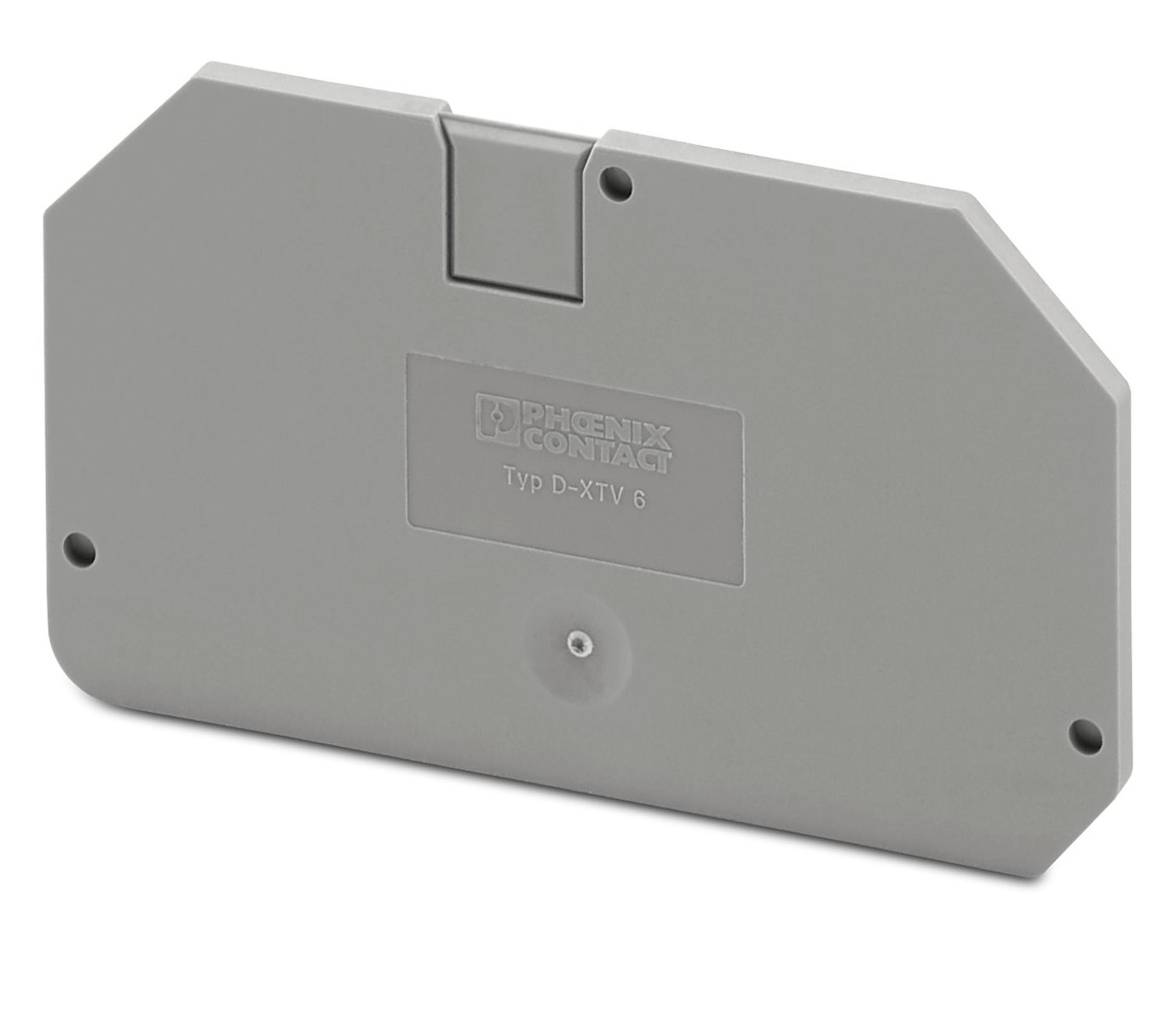 Phoenix Contact D-XTV 6 Series End Cover for Use with DIN Rail Terminal Blocks