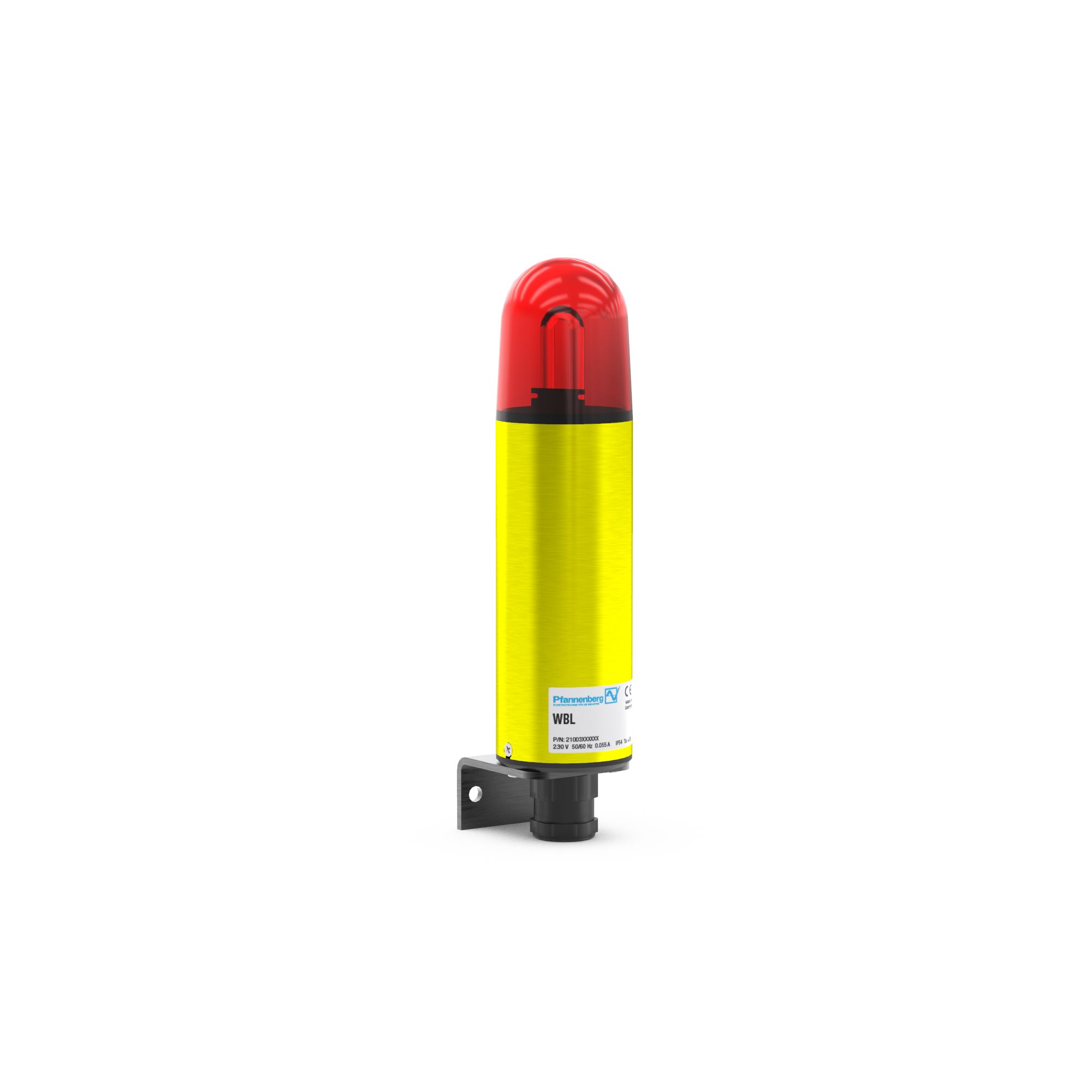 Pfannenberg WBL Series Red Flashing Effect Signal Tower for Use with WBL Series, 230 V ac, Xenon Bulb, AC, IP54