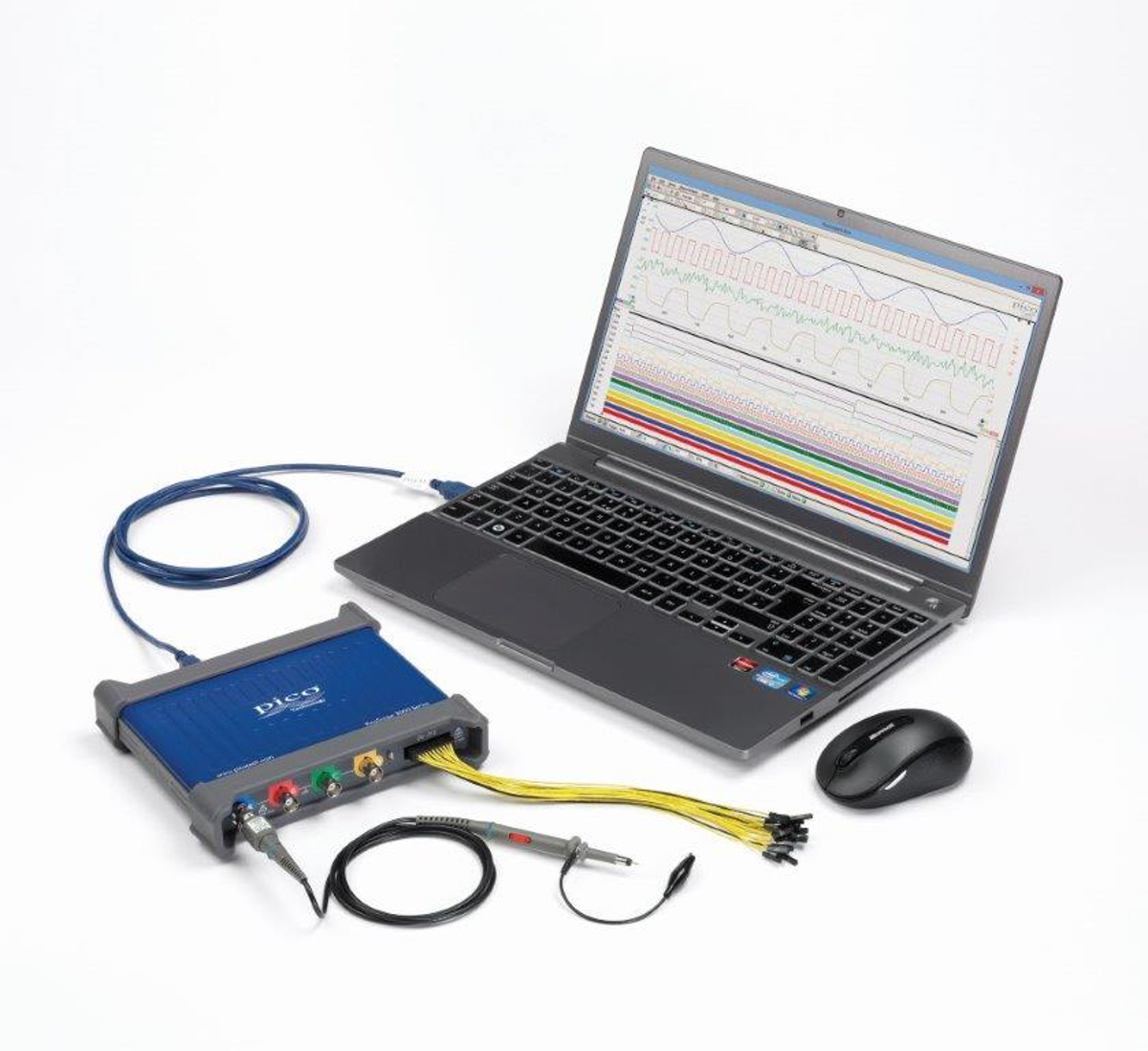 Pico Technology 3406D PicoScope 3000 Series, 200MHz PC Based Oscilloscope, 4 Analogue Channels - UKAS Calibrated